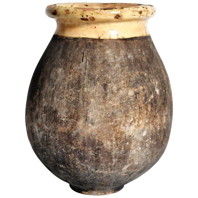 French Olive Jar at 1stDibs