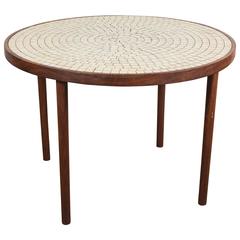 White Studio Tiled Centre Table by Jane & Gordon Martz