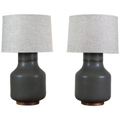 Pair of Simone Lamps by Stone and Sawyer for Lawson-Fenning
