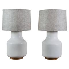 Pair of Simone Lamps by Stone and Sawyer for Lawson-Fenning