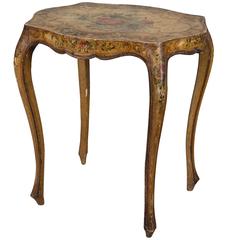 Italian Painted Side Table 7