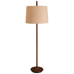 Midcentury Adjustable Teak Floor Lamp