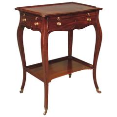 Unusual Late 18th Century Mahogany Side Table 10