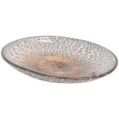 Ercole Barovier Plate 'Porpora' Toso Murano, 1950s 1