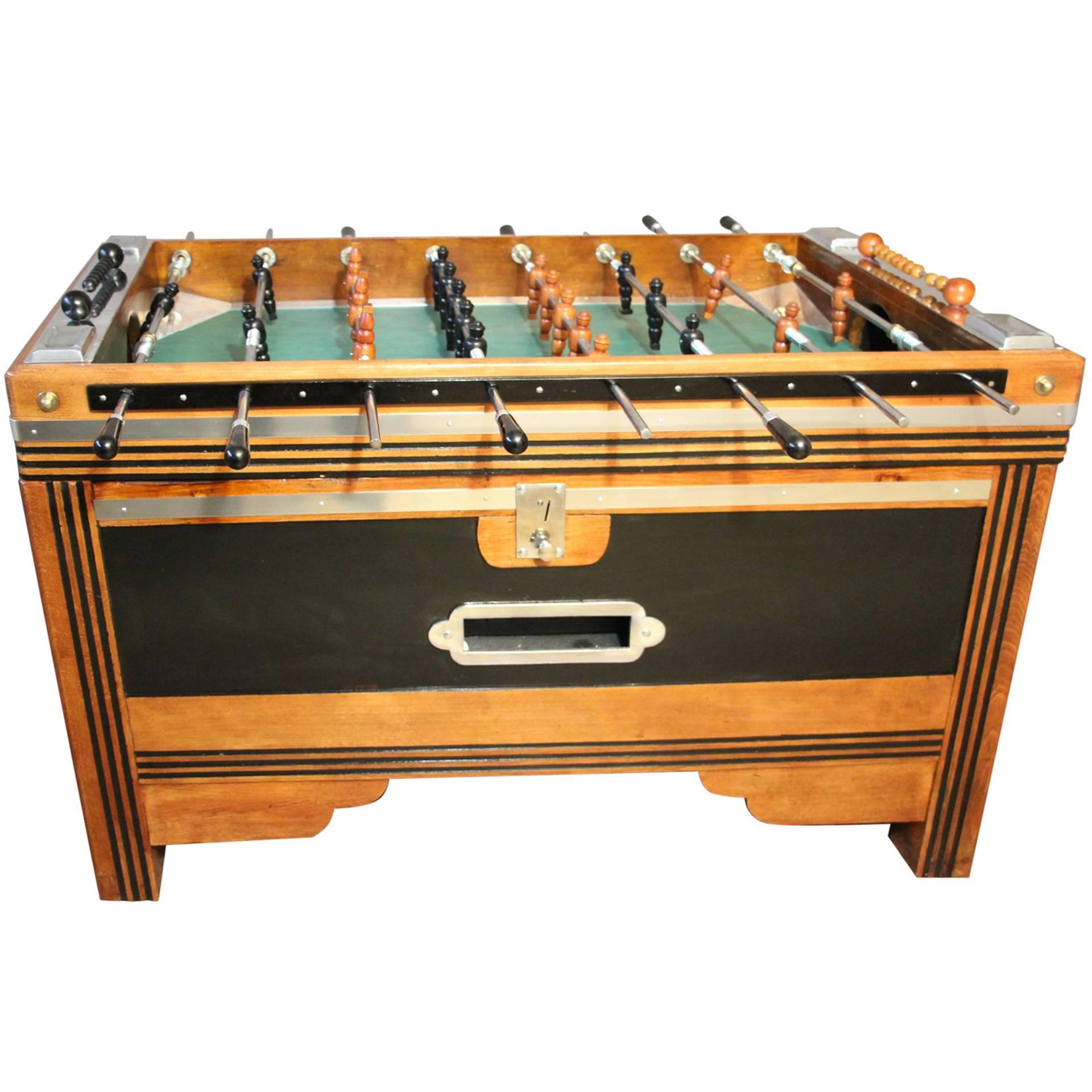 Mid-Century French Foosball Table