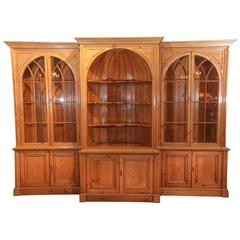 English Pine Bookcase and Display Cabinet 10