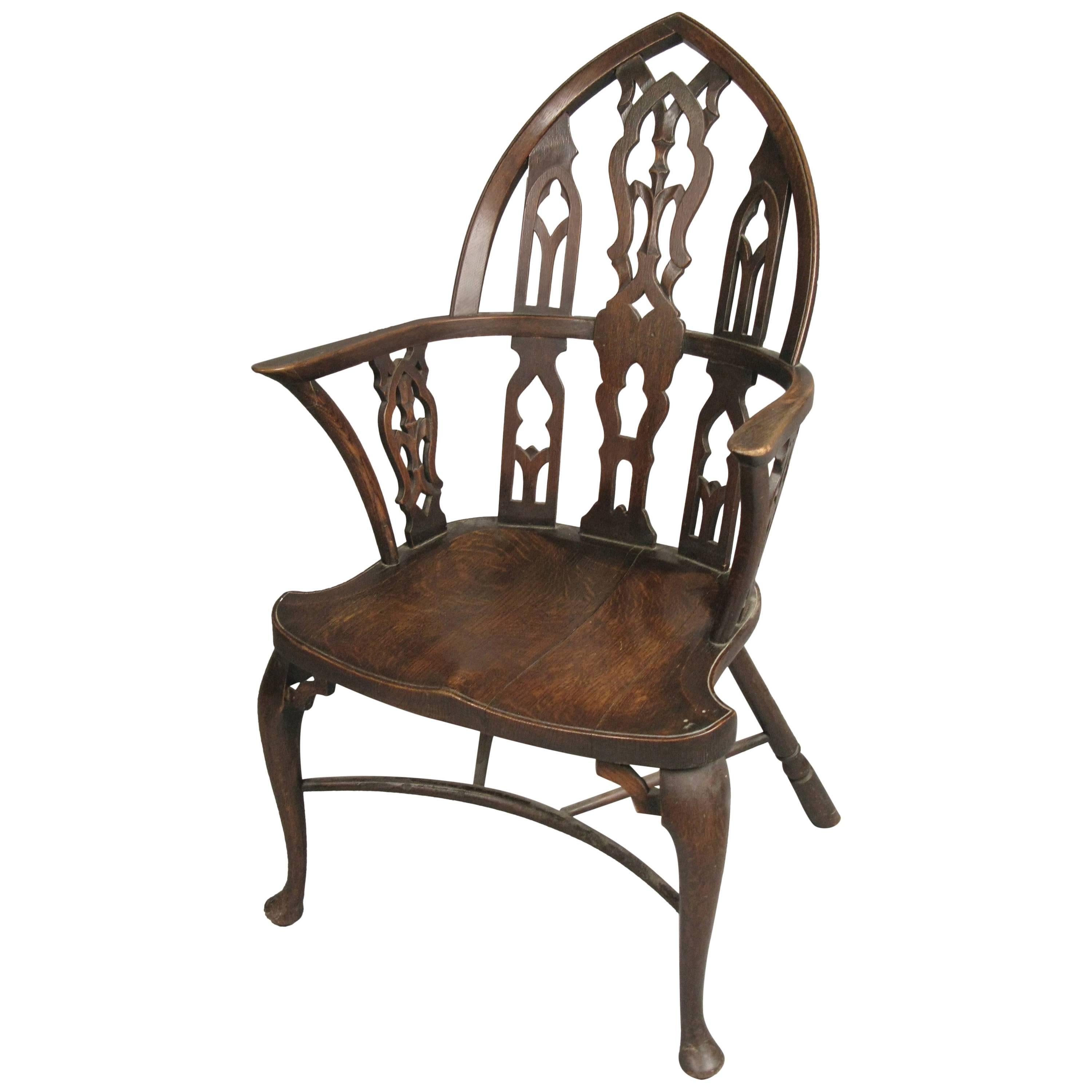 Antique Early 20th Century Gothic Armchair