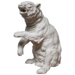 Bisque Porcelain Polar Bear