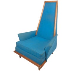 Adrian Pearsall Style High Back Lounge Chair