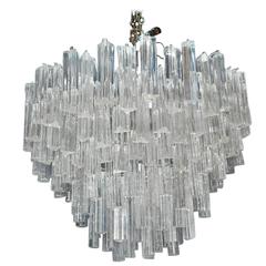 Beautiful Large Handmade Murano Crystal Design by Venini