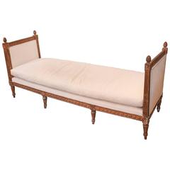 18th Century Gilded Louis XVI Daybed or Bench