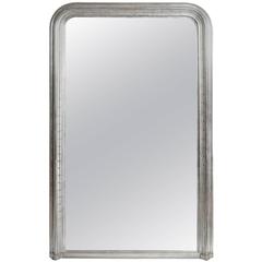 Silver Leaf Mirror with Original Glass and Silver Backing