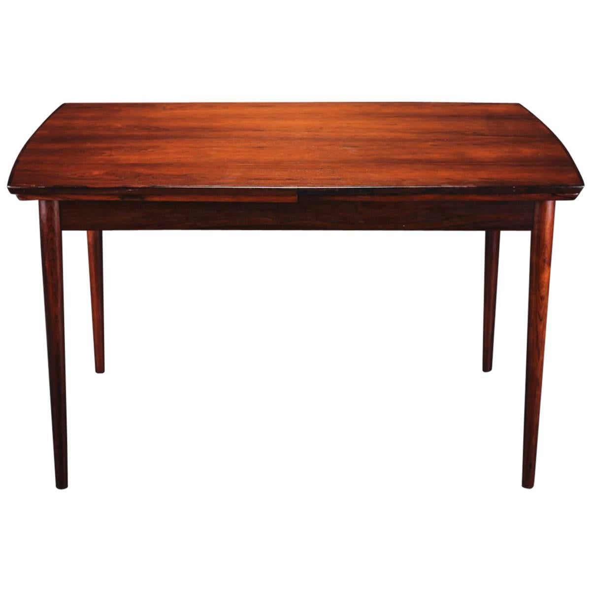 Danish Hardwood Dining Table For Sale