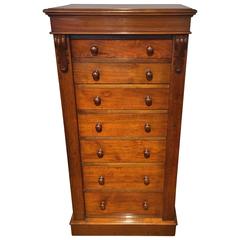 19th Century Mahogany Wellington Chest, circa 1880