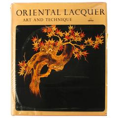 Vintage Oriental Lacquer Art and Technique by K. Herberts 1st Ed