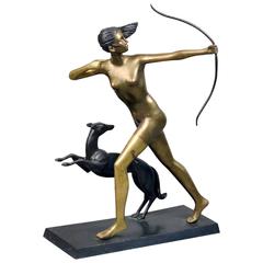 "The Last Arrow" Bronze Figure after Marcel Bouraine 12