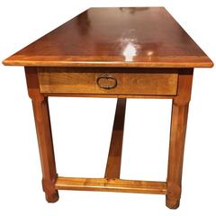 Early 20th Century French Cherrywood Farmhouse Table Early 20th Century French Cherrywood Farmhouse Table