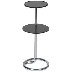 Two-Tier Bakelite and Chrome Table by Stablet 10