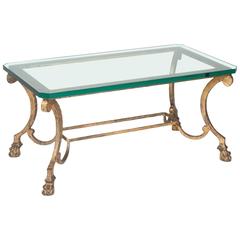 Gilt Solid Bronze Coffee Table by Maison Ramsay 6