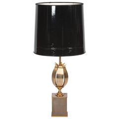 Bronze Table Lamp by Charles et Fils, French, 1960s 6
