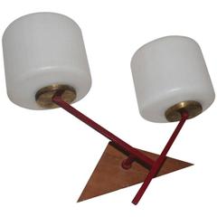 Wall Mid-Century Italian Sconce, 1950s 5