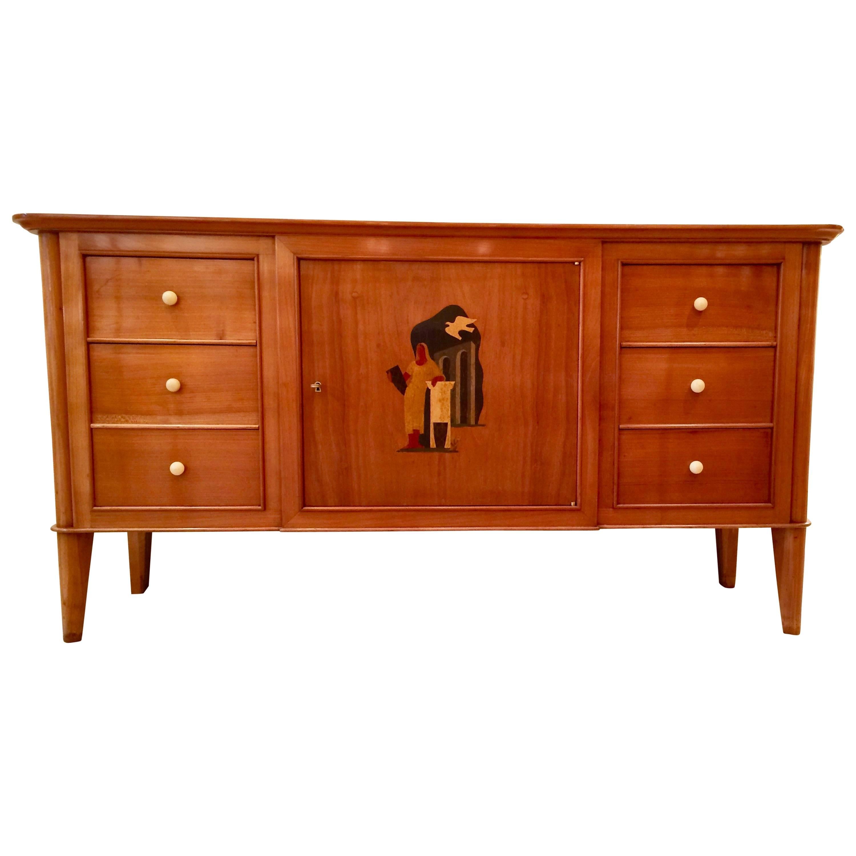 Documented 1937 André Arbus Chest of Drawers For Sale