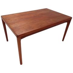 Danish Teak Extending Dining Table Midcentury, 1960s