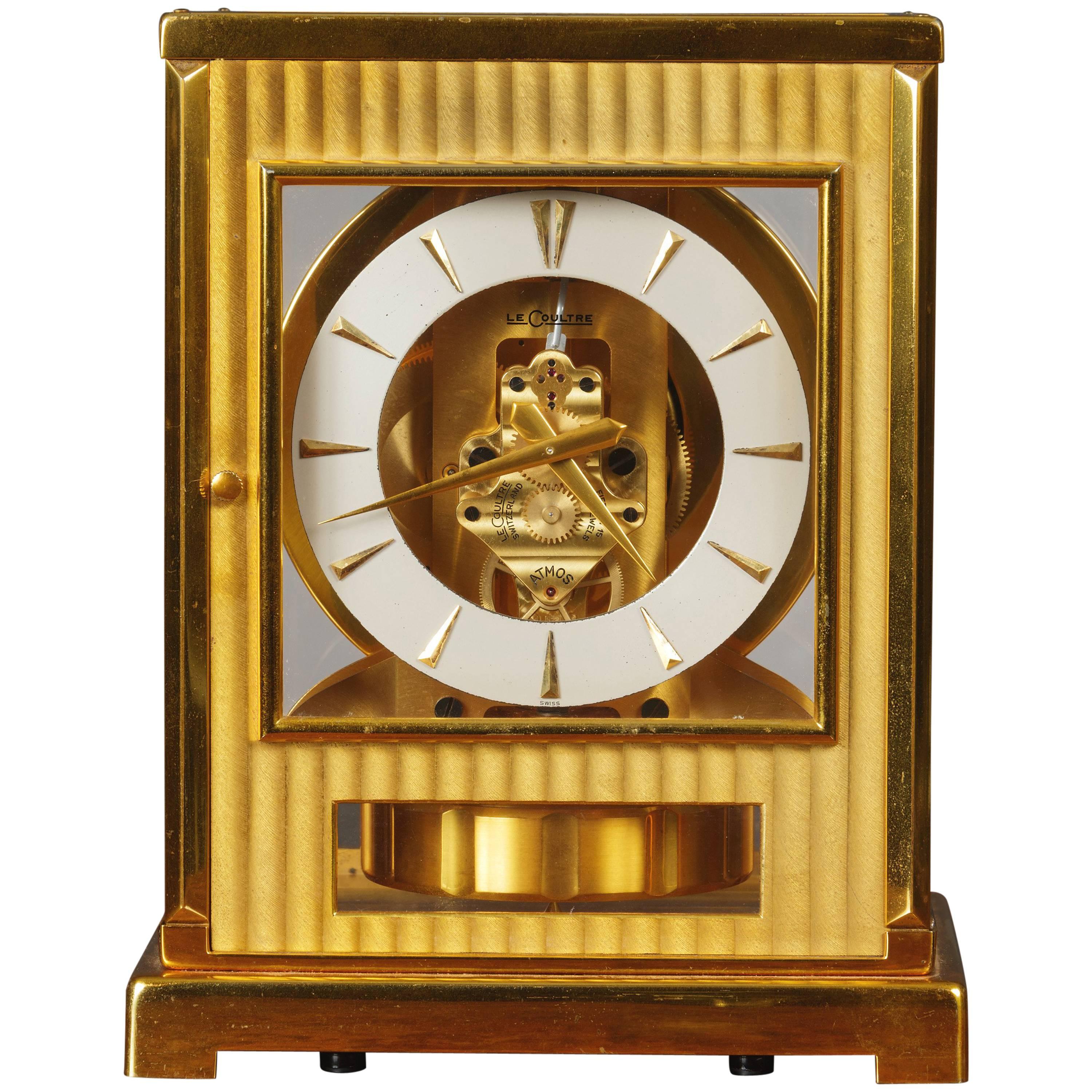 Jaeger Le Coultre Tuxedo Atmos Clock For Sale