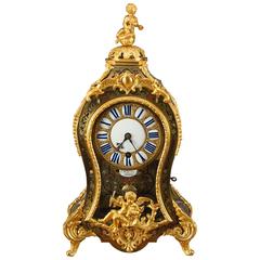 Louis XV Tortoiseshell Boulle clock, circa 1720