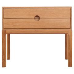 Mid-Century Modern Chest of Drawers or Bed Table in Oak by Kai Kristiansen
