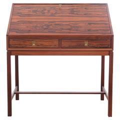Mid-Century Modern Scandinavian Secretary in Rio Rosewood by Dyrlund 5