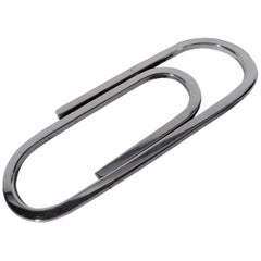 Tiffany Sterling Silver Money Clip in Form of Paper Clip