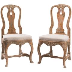 18th Century Swedish Rococo Chairs 3