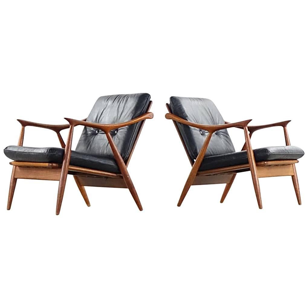 Pair Frederik Kayser Lounge Chair for Vatne Norway