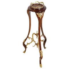 French Mahogany and Gilt Jardinière Stand, circa 1890