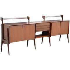 Attributed to Ico Parisi long sideboard Cantu, Italy, 1955 7