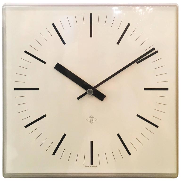 German BeauxArts Style Wall Clock at 1stdibs