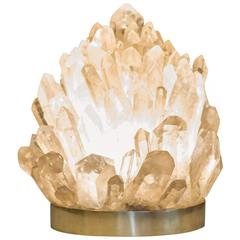 Unique Rock Crystal Lighting "Liberty Fume G" by Demian Quincke 7