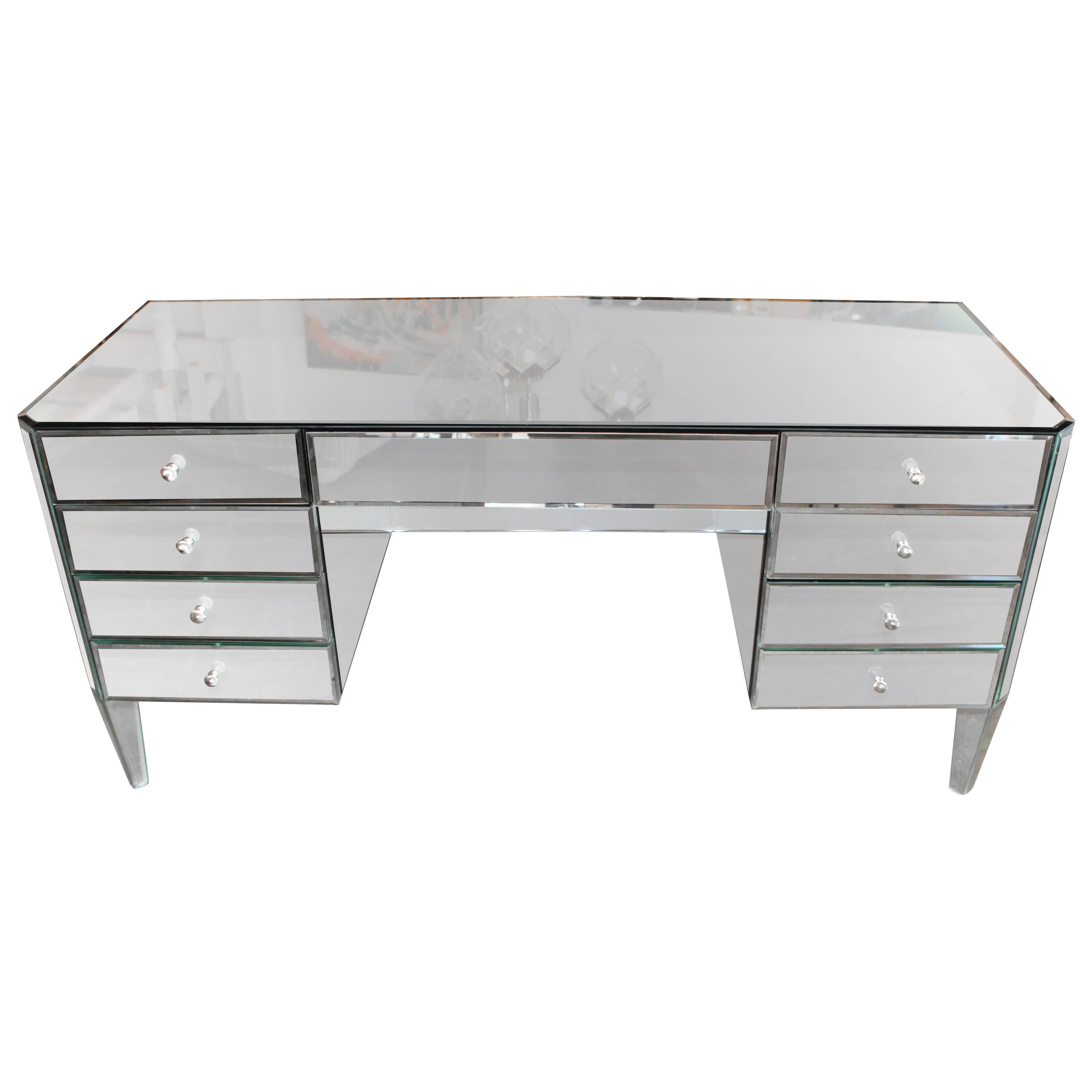 Stunning Mirrored Desk by Nancy Corzine