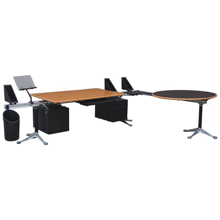 Bruce Burdick Executive Desk By Herman Miller At 1stdibs