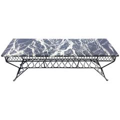 Used Rare Maurizio Tempestini for Salterini Italian Marble Coffee Table