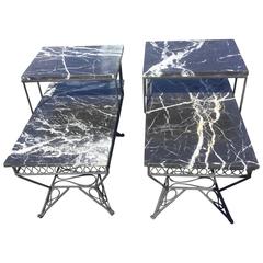 Rare Maurizio Tempestini for John Salterini Italian Marble End Tables 4