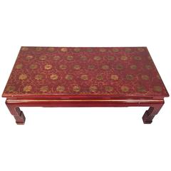 Chinoiserie Lacquered Coffee Table by Atelier Midavaine, Paris