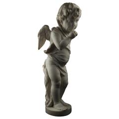 Orazio Andreoni, Italian, 19th Century White Marble Figural Sculpture of Cupid