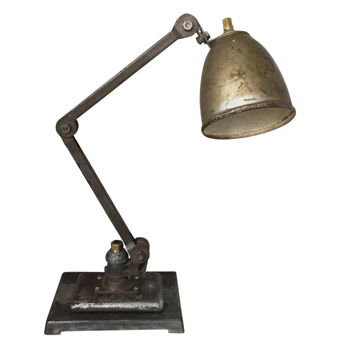 Vintage Industrial Machinists Anglepoise Lamp