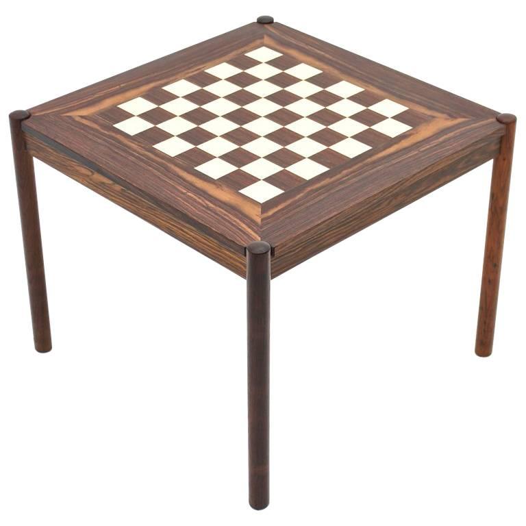 Flip-Top Chess Table by Georg Petersen, Denmark, 1960s