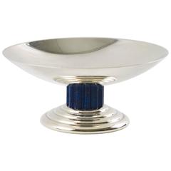 Art Deco Silver Plate Ring Holder Display Bowl Tazza by Puiforcat France 12
