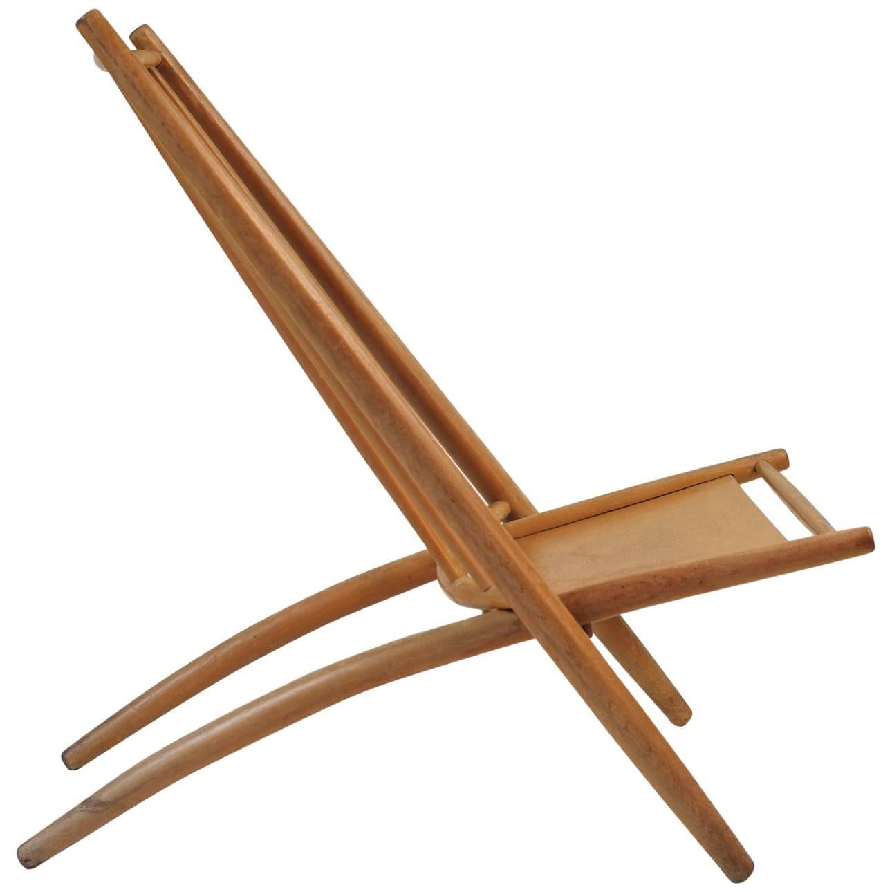 Swedish Beech Congo Chair by Alf Svensson for Bra Bohag/Haga Fors