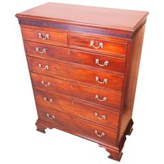 Antique Chippendale Period Mahogany Chest