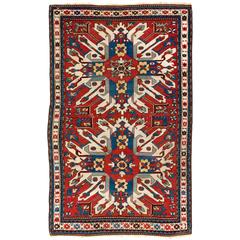 Antique Caucasian Chelaberd "Eagle Kazak" Rug